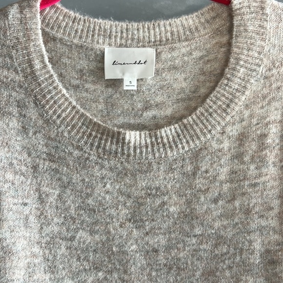 Line and Dot Oatmeal Midi Cali Sweater Dress Small - Picture 5 of 10